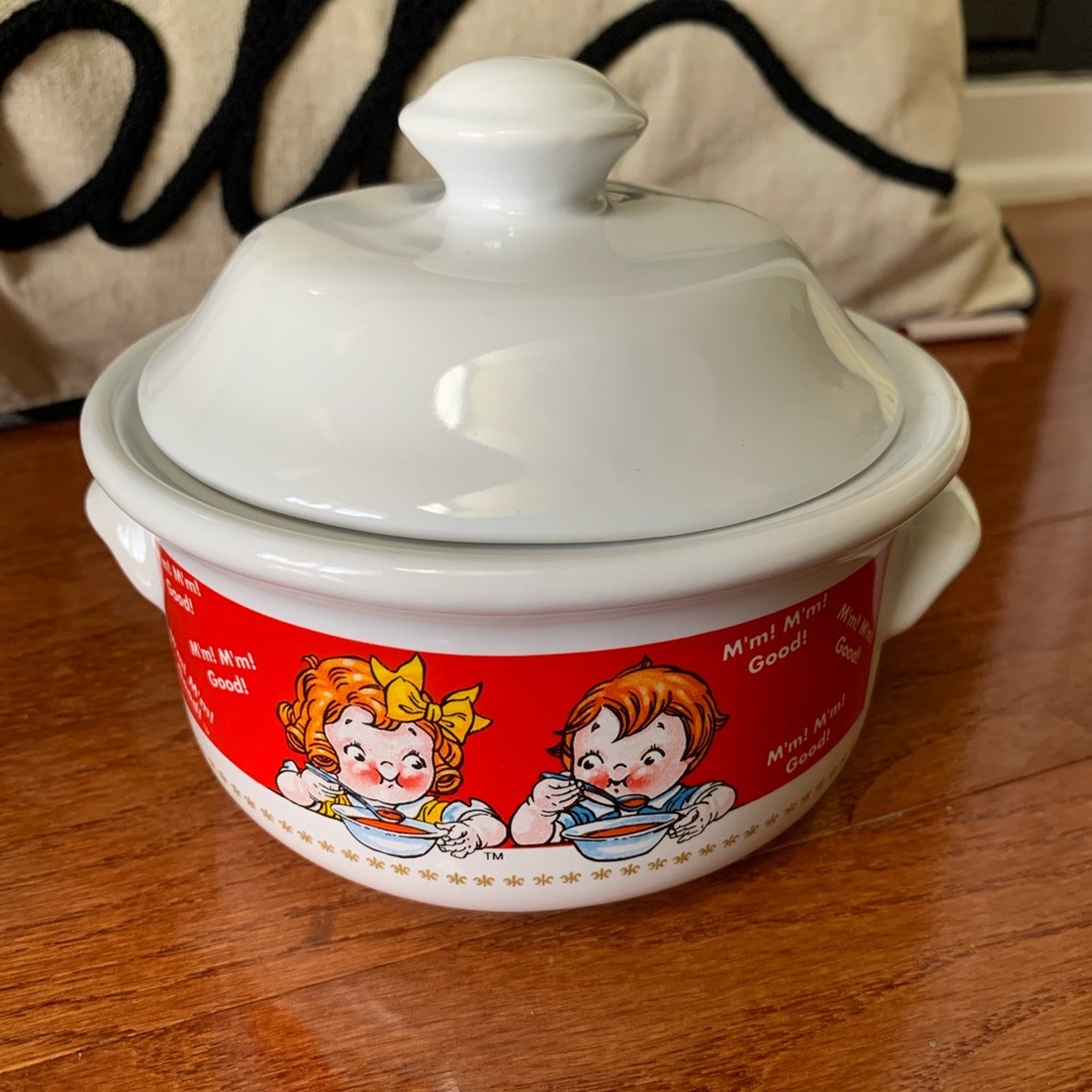 Campbell Soup Dish with Lid